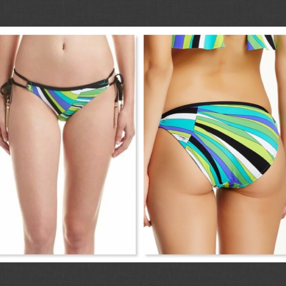 NEW  Trina Turk Sunburst Loop Hipster Bottom 12